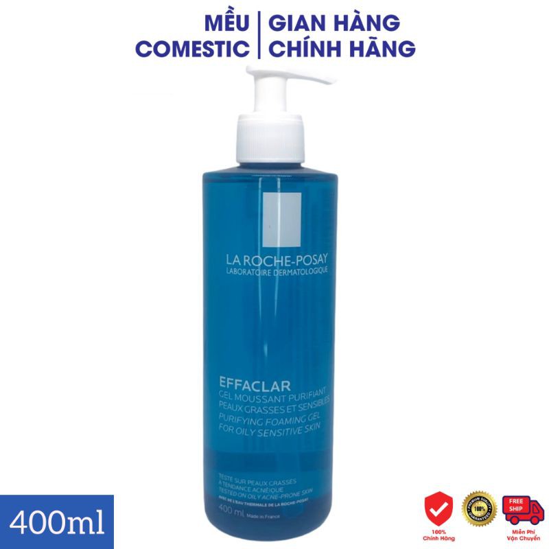 [Mã COS1505 giảm 8% đơn 300K] Sữa rửa mặt La Roche Posay 400ml