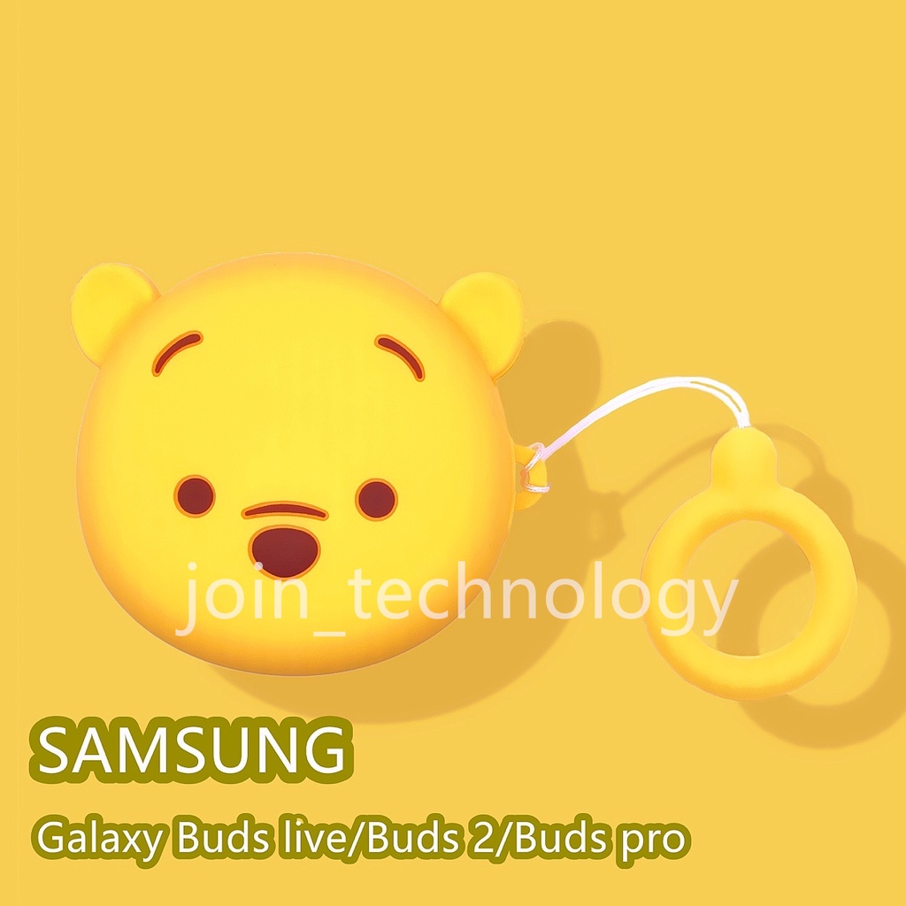 SAMSUNG Vỏ bảo vệ hộp sạc Tai nghe không dây Galaxy Buds Live/Buds Pro/Buds 2 bằng silicon mềm hình anime