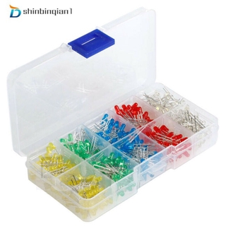 Set 500 Điốt Đèn Led 3mm 5 Màu Chuyên Dụng
