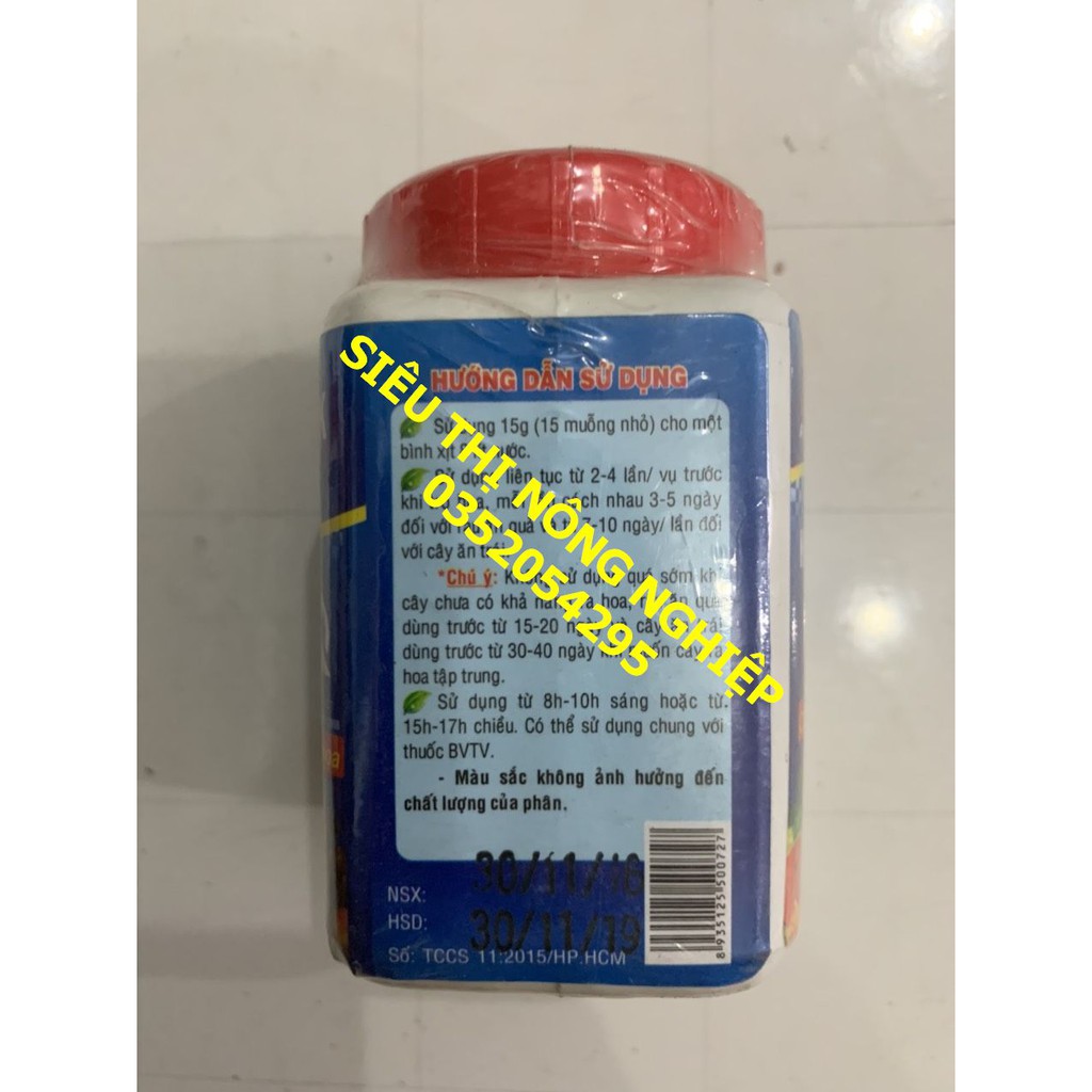 Phân Bón Lá NPK 0 - 40 - 40 +TE hũ 100gr - RA HOA CỰC MẠNH