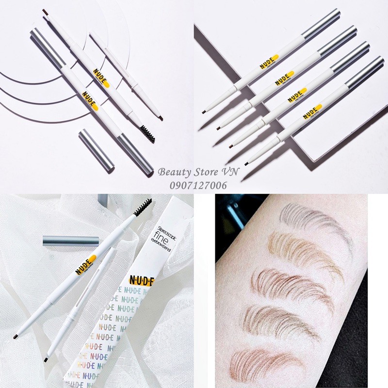 [FREESHIP💋] Chì Kẻ Mày Phẩy Sợi Dupe ABH Brow Wiz Siêu Mảnh 1.5mm [Tặng 1 Lõi] | BigBuy360 - bigbuy360.vn