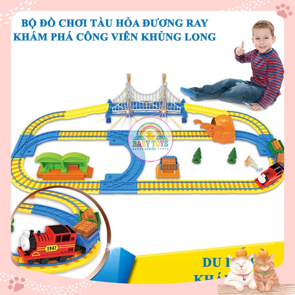 Bộ Tàu Hỏa Công Viên Khủng Long 223 Chi Tiết, Giúp Bé Phát Triển Khả Năng Thực Hành, Thúc Đẩy Tăng Trưởng Trí Tuệ
