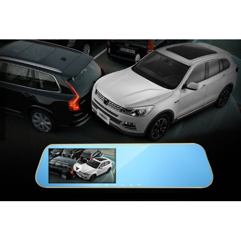 Camera hành trình ô tô xe hơi,xe tải oto X800 dạng gương chiếu hậu màn full HD 1080P tích hợp camera sau lùi xe - tải