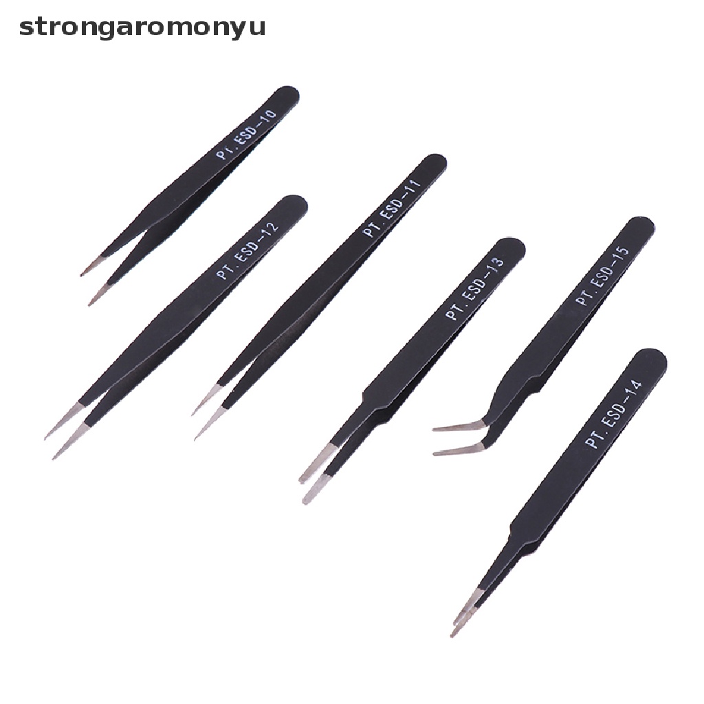 Set 6 Nhíp Uốn Cong Chống Tĩnh Điện Chuyên Dụng Sửa Chữa