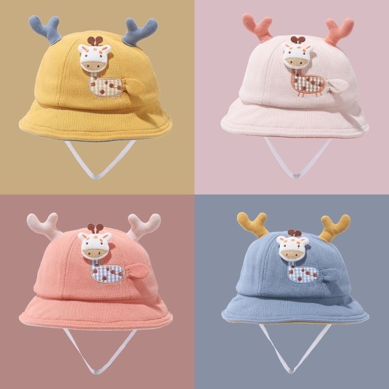 Mũ Tai Bèo Họa Tiết Hoạt Hình Xinh Xắn Cho Bé Từ 1-6 Tuổi