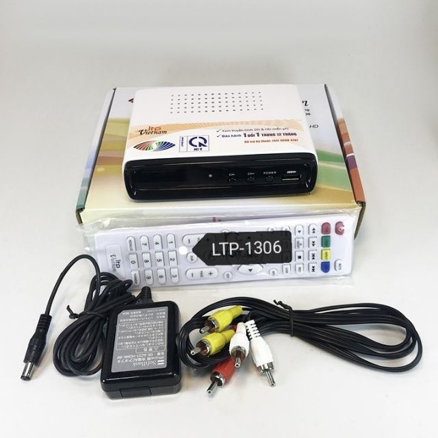 Đầu thu DVB-T2 chính hãng LtpVietnam model LTP-1306/ LTP-1406/ LTP-1506 .Đầu thu DVBT2 Rẻ nhất Shopee