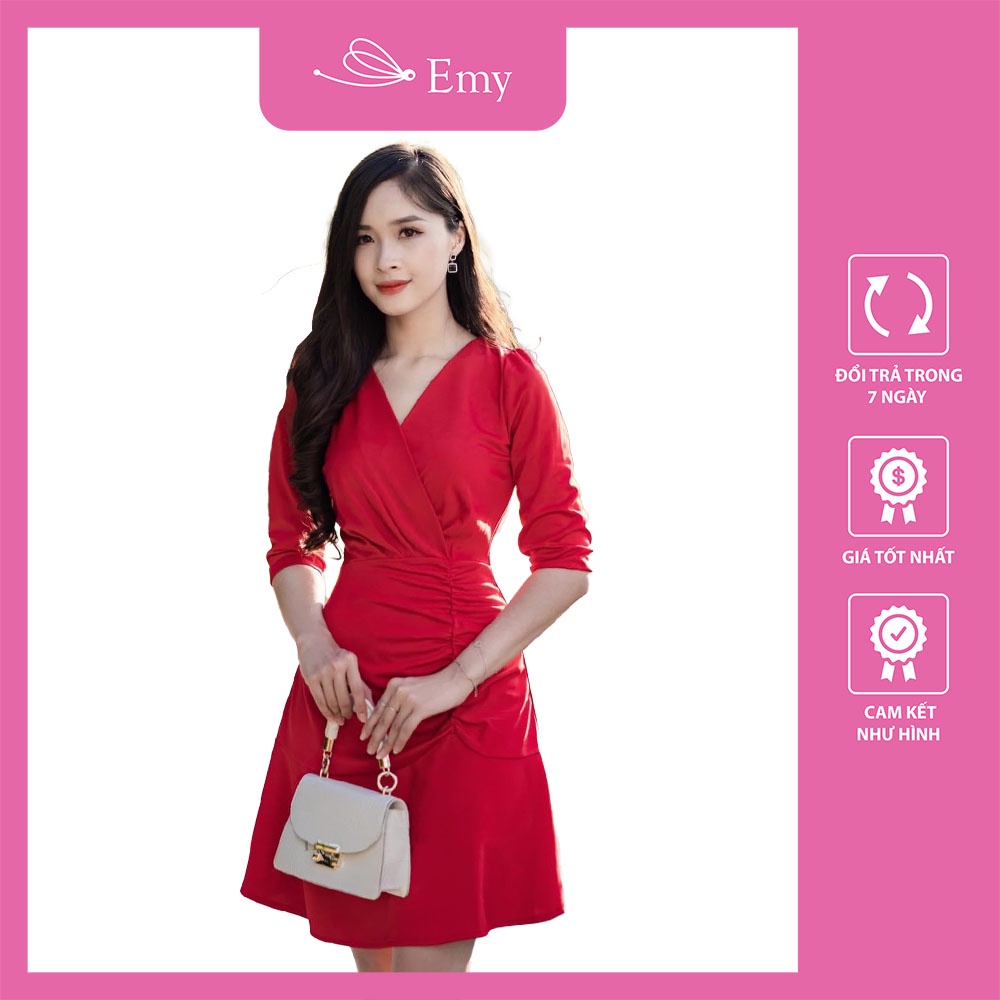 Váy chữ A công sở thanh lịch Thời Trang Emy V1043