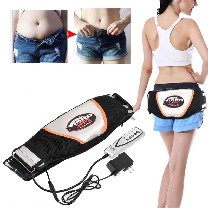 Đai Massage Nóng Giảm Mỡ Bụng Vibro -Đai Massage Vibro Shape Cao Cấp Giúp Giảm mỡ thừa,thon gọn vòng eo,bảo hành uy tín