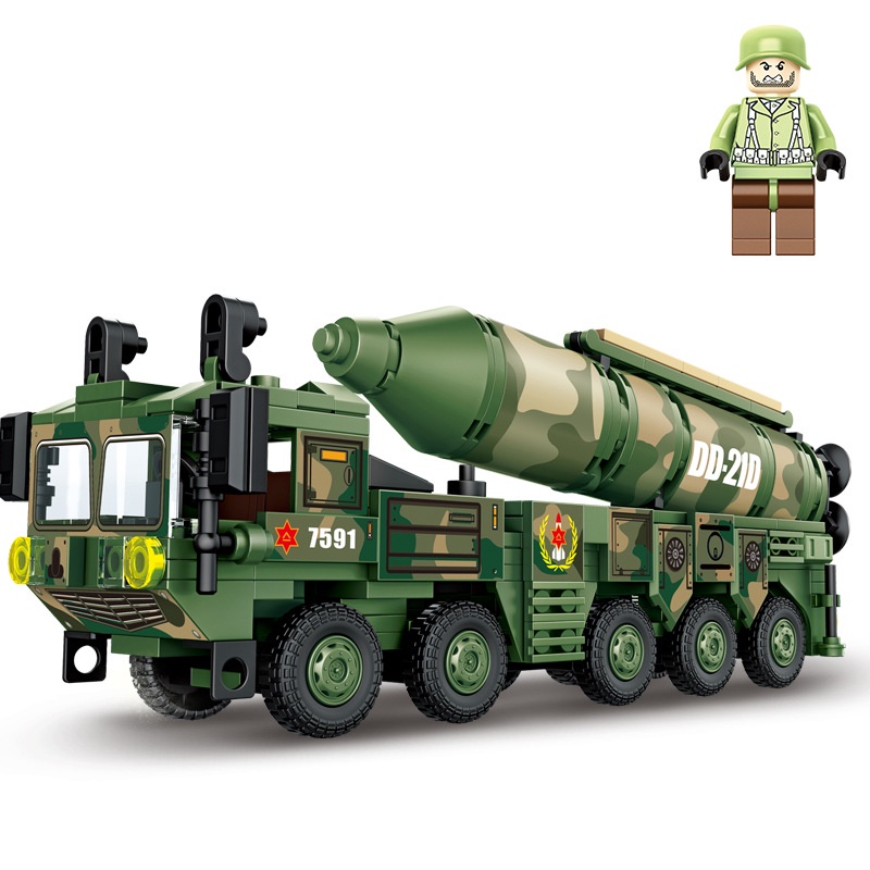 Bộ Đồ Chơi Lắp Ráp Lego Xe Tăng Quân Đội Dành Cho Bé 6-12 - 8-5 Tuổi