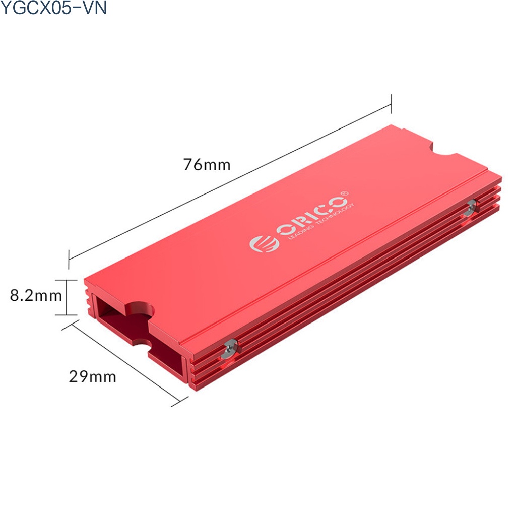 Bộ Tản Nhiệt Orico Nvme M.2 Ssd Bằng Hợp Kim Nhôm Kèm Đệm Tản Nhiệt | BigBuy360 - bigbuy360.vn