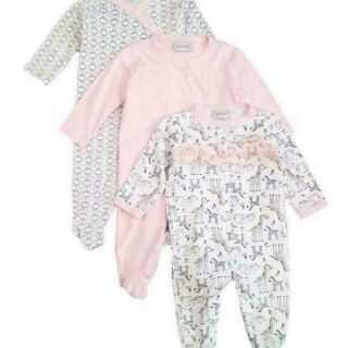 Set 3 bộ body ren cho bé gái