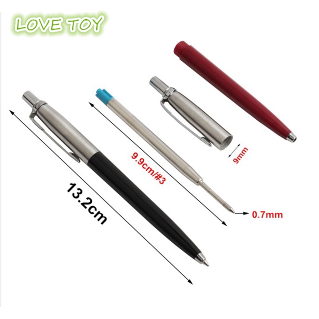 Bút Bi Vỏ Kim Loại Kiểu Bấm Độc Đáo