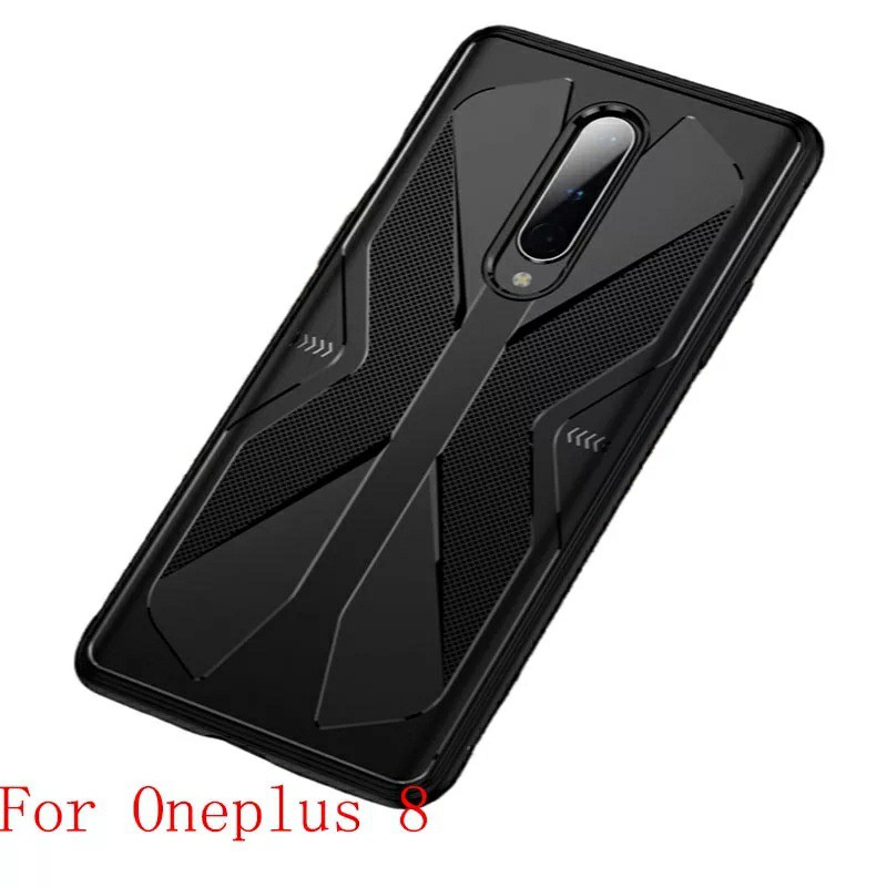 Ốp lưng OnePlus 8 chống sốc vân Carbon Gaming thoát khí tản nhiệt cao cấp