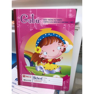 Vở 4 ôly Hồng Hà School Gabu 80 trang 0549 (HH)