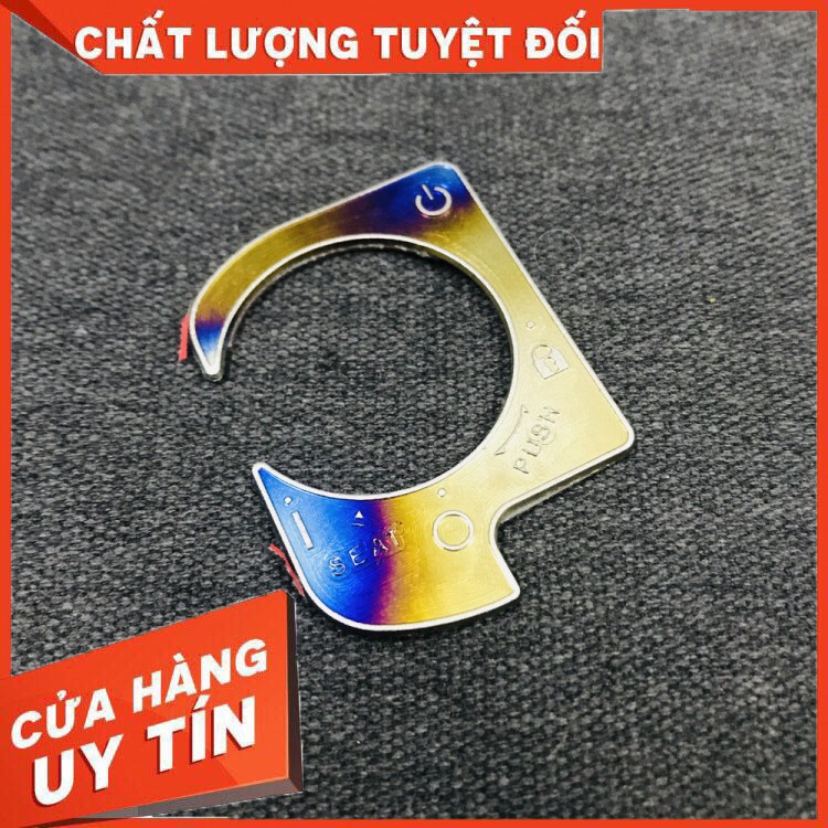 HÀNG CAO CẤP -  ( CNC 3D ) Tem decal dán ổ khóa titan cho các xe Satria fi, Raider fi, Winner, Vario 2018, PCX 2018, Son