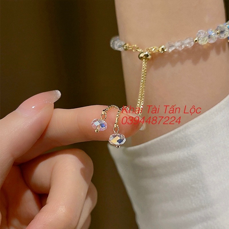 Lắc tay pha Lê Ngũ Phúc Lâm Môn