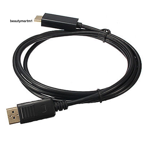 Dây cáp chuyển đổi cổng HD 1080P Display Port DP sang HDMI cho laptop PC dài 1.8m