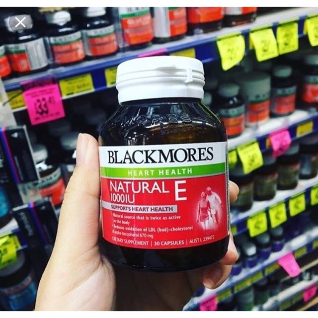 Blackmores Natural E 1000IU (30v)
