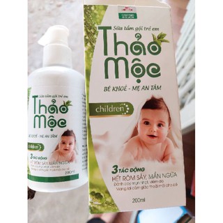 [THẮM ĐINH] Sữa tắm gội toàn thân thảo mộc 2 trong 1 an toàn cho bé yêu