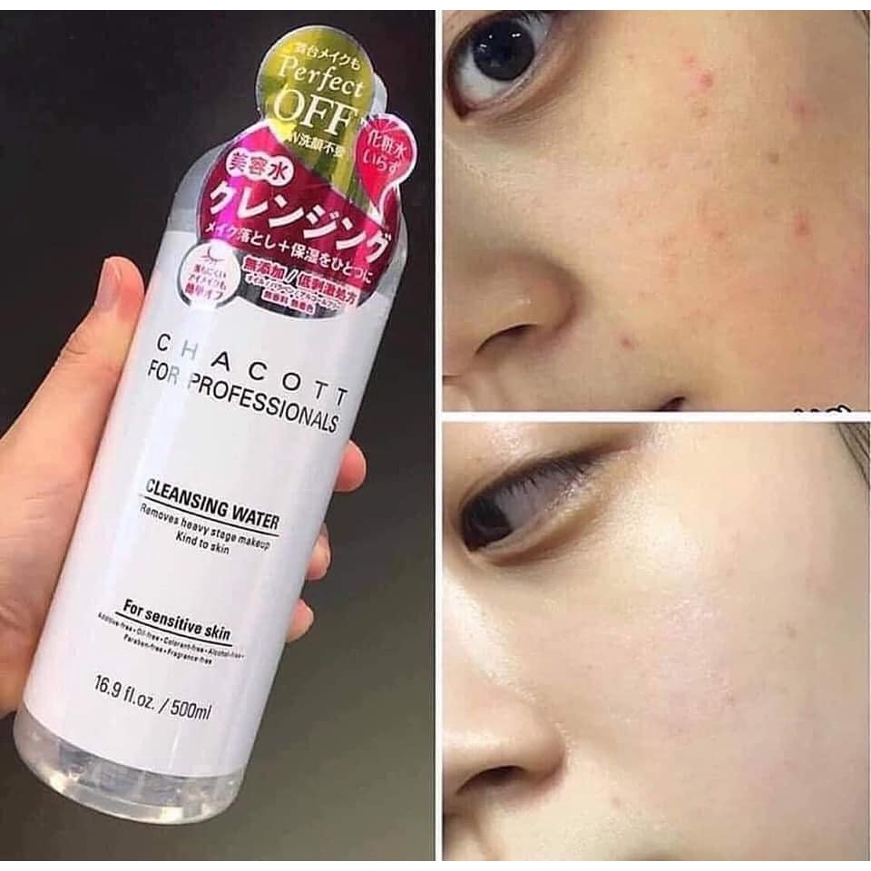 Tẩy Trang Chacott For Professionals Cleansing Water 500ML | BigBuy360 - bigbuy360.vn