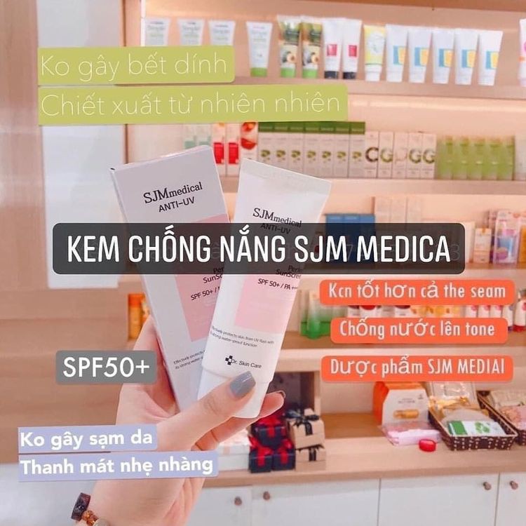 Kem Chống Nắng SJM MEDICAL ANTI UV Spf50+ PA++++