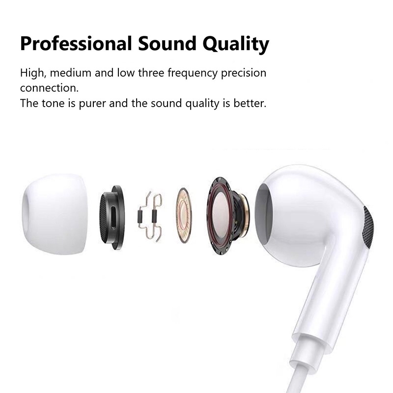 Cho Iphone 5 6 7 8 Plus Iphone X Xs Max 11 Tai Nghe Có Dây Tai Nghe Tai Nghe Homelove