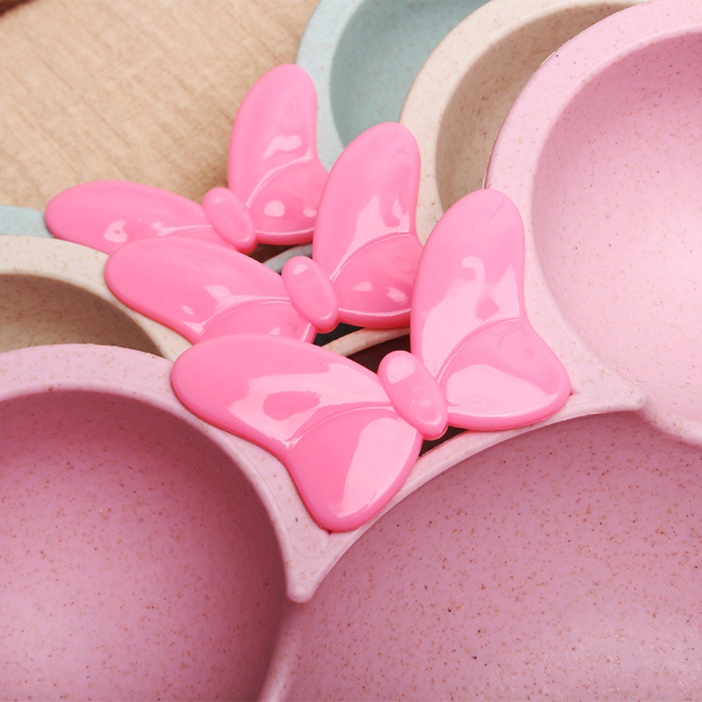 Bộ 3 Dụng Cụ Ăn Bằng Lúa Mạch Hình Chuột Mickey Đáng Yêu Cho Bé