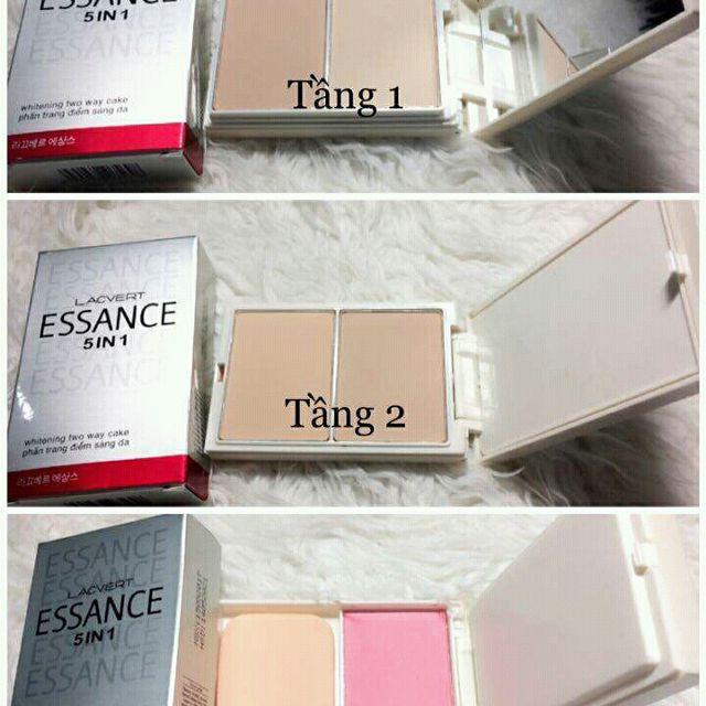 Phấn Phủ Essance 3 Tầng 5in1 siêu mịn kiềm dầu | BigBuy360 - bigbuy360.vn