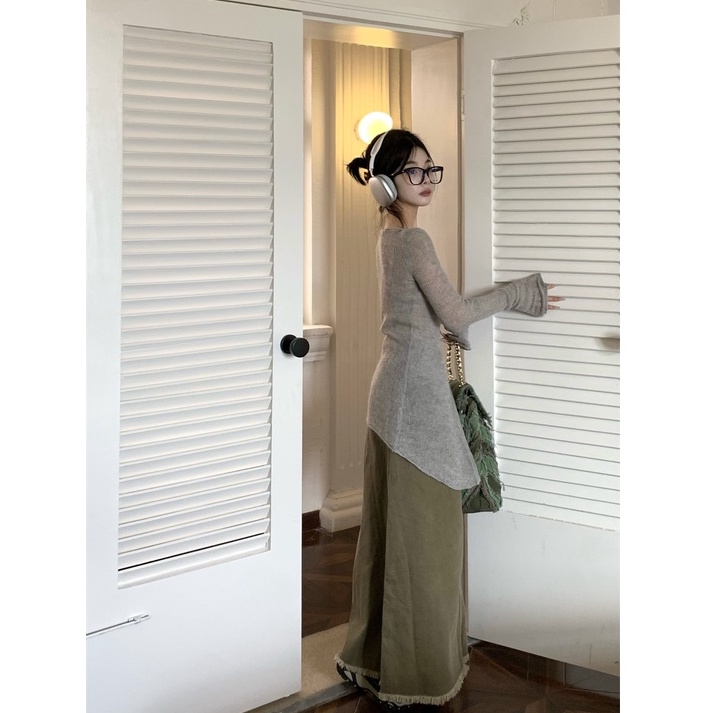 QADCOL Áo Khoác cardigan Mỏng Tay Dài Cổ Tròn Cài Nút Thời Trang Mùa Thu Hàng Mới Dành Cho Bạn Nữ