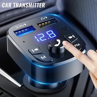 Tẩu sạc nhanh qc3.0 hai cổng usb bluetooth 5.0 fm 12/24v cho xe hơi