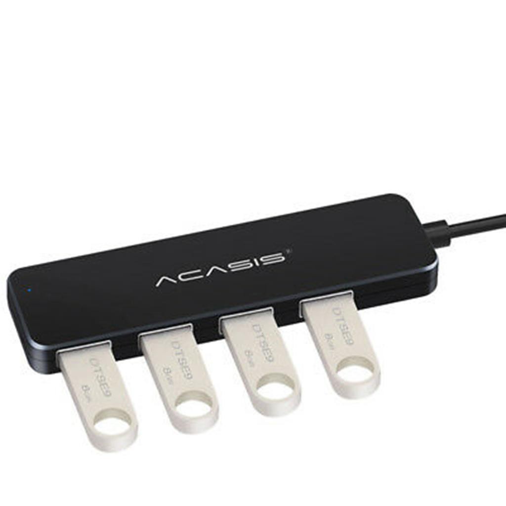 Hub usb 4 cổng ACASIS chuẩn 3.0 dài 20cm-AB3-L42 , AB3-L46 dài 60cm, AB3-L412 dài 120cm Và ACASIS chuẩn 2.0 -AB2-L46