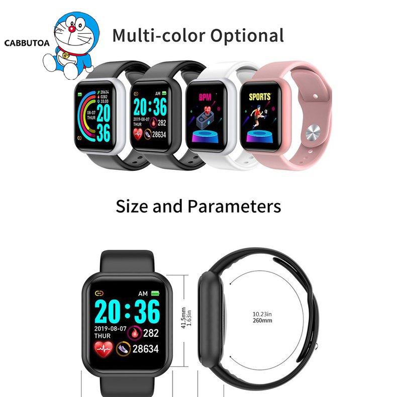 Đồng Hồ Thông Minh Đa Chức Năng Theo Dõi Sức Khoẻ Kiểu Dáng Thể Thao