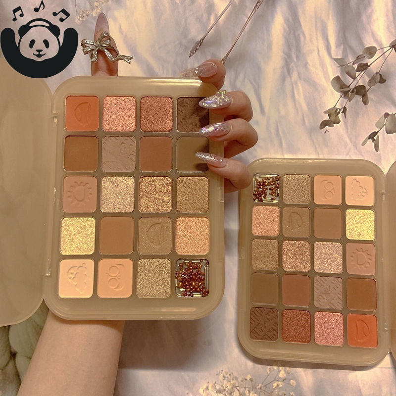 Bảng Phấn Mắt 20 Màu Lì/Nhũ Kháng Nước Lâu Trôi Cao Cấp