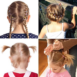 Set 500 Dây Thun Cột Tóc Nhiều Màu