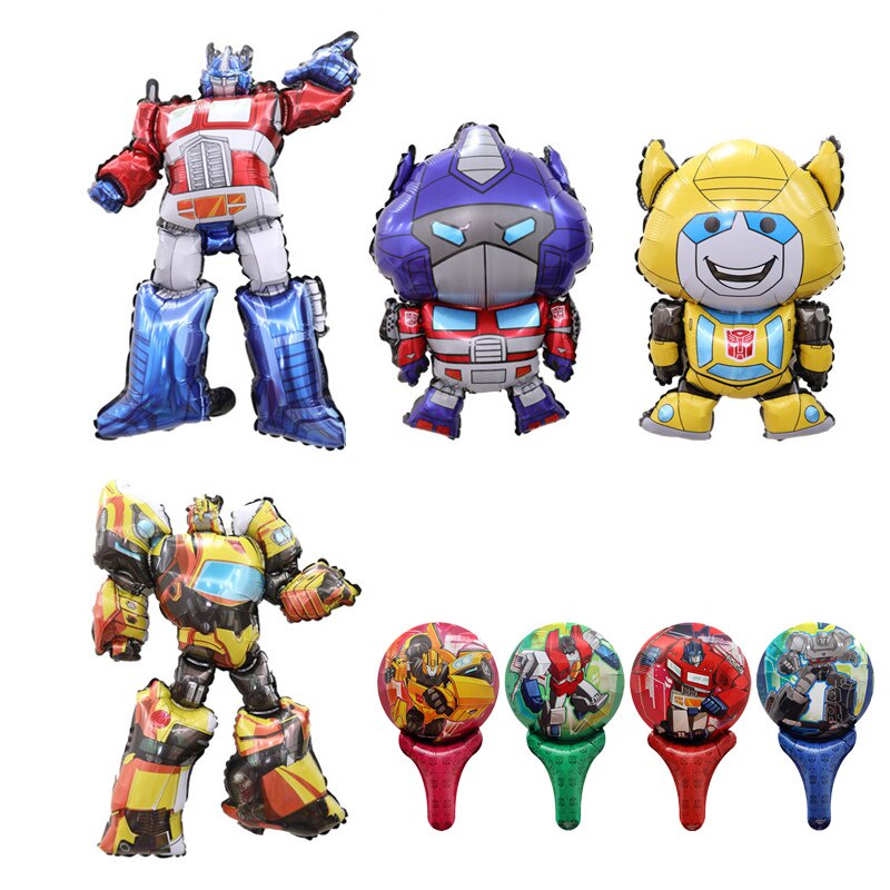 Bong Bóng Hình Transformers 3D Trang Trí Tiệc Sinh Nhật Cho Bé