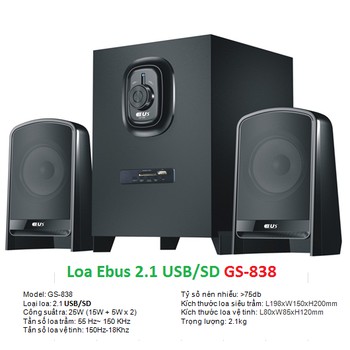 Loa Ebus GS-838 2.1