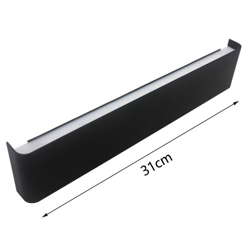 Đèn Led 12W Hình Chữ Nhật 31cm Ánh Sáng Ấm Gắn Tường Trang Trí Nội Thất