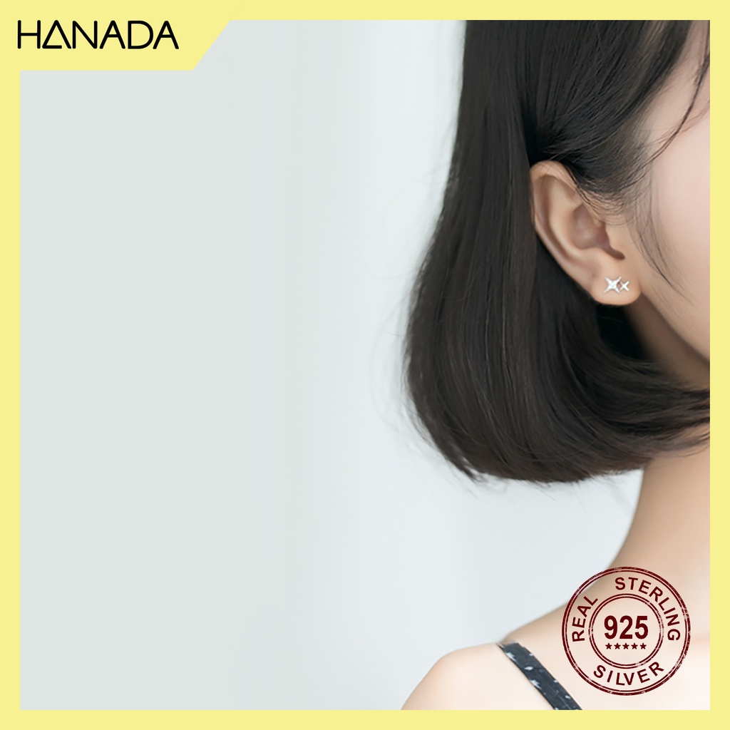 Bông Tai Bạc 925 Hanada Bling Bling 0372 C11