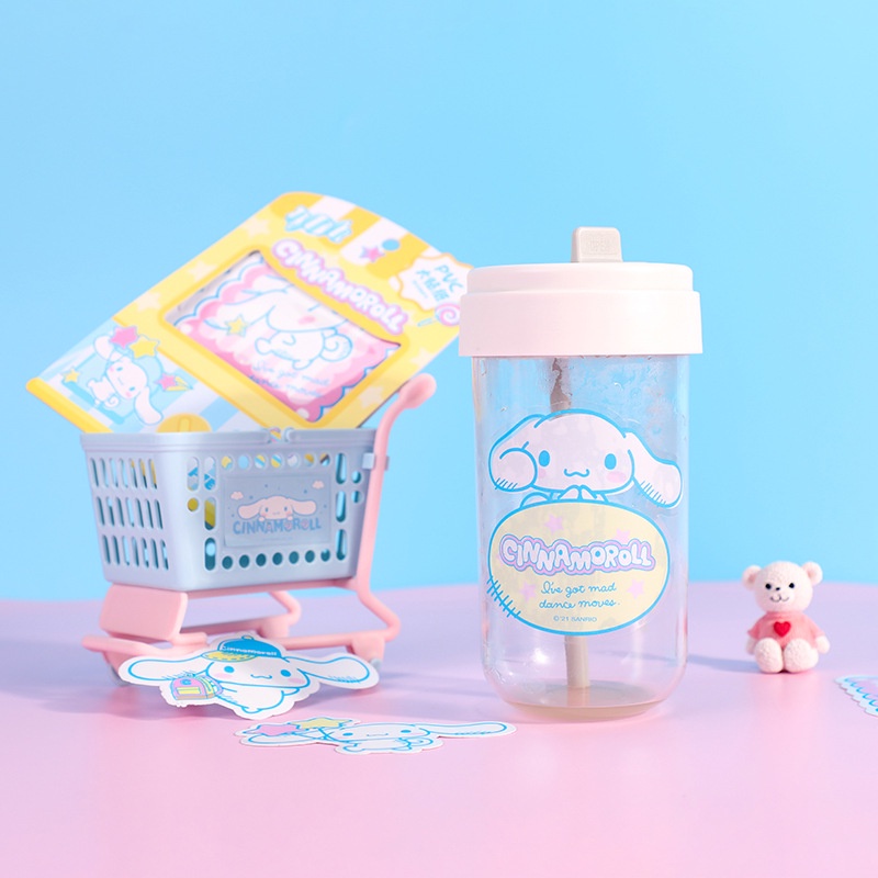 SANRIO Bộ Sticker Dán Trang Trí Sổ Tay DIY Hình Nhân Vật Cinnamoroll Đáng Yêu Bằng PVC