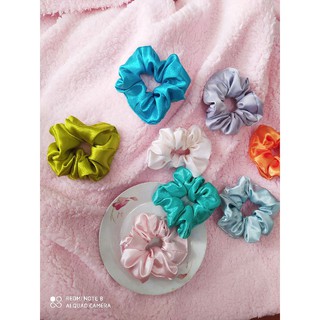 Cột tóc, buộc tóc vải scrunchies, nhiều màu