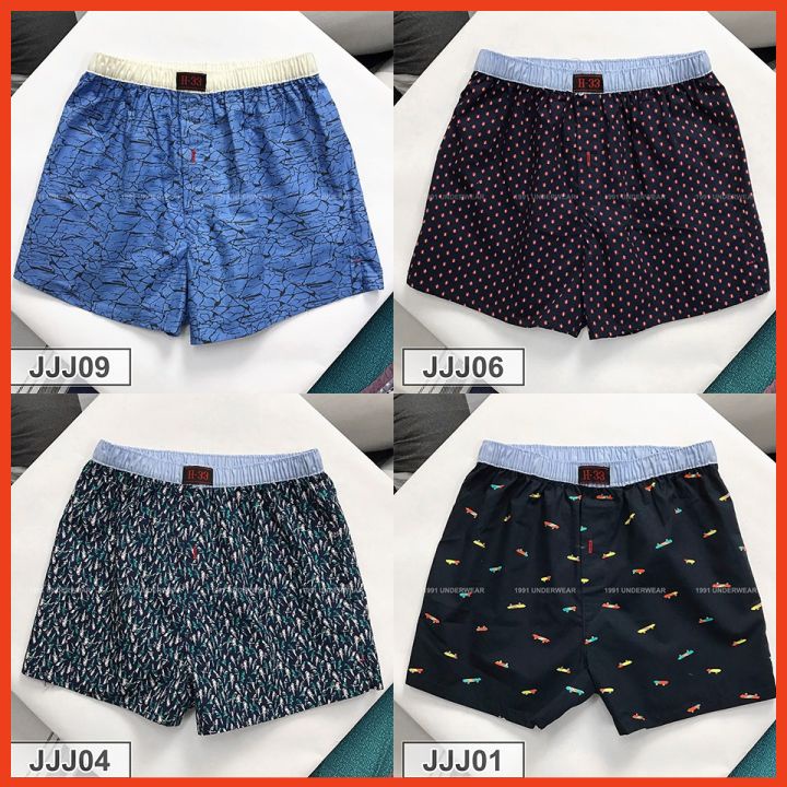 Quần Đùi Nam Lưng Xì - Quần Ngủ Nam, Mặc nhà - quần h33 Hoạ tiếc màu ngẫu nhiên