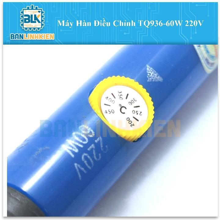 Máy Hàn Có Điều Chỉnh Nhiệt Độ TQ936 220V 60W ,mỏ hàn chì mini và phụ kiện hàn,  thiếc hàn, bộ mũi hàn, kệ hàn