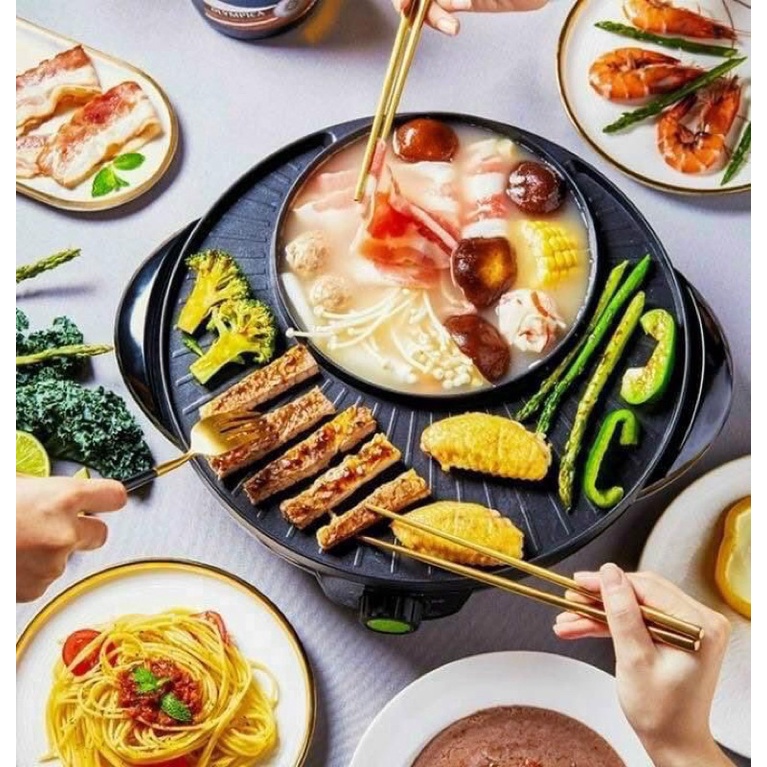 BẾP LẨU NƯỚNG 2 TRONG 1