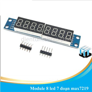 Module 8 led 7 đoạn max7219,Led 7 đoạn được điều khiển chung bởi IC 74HC595