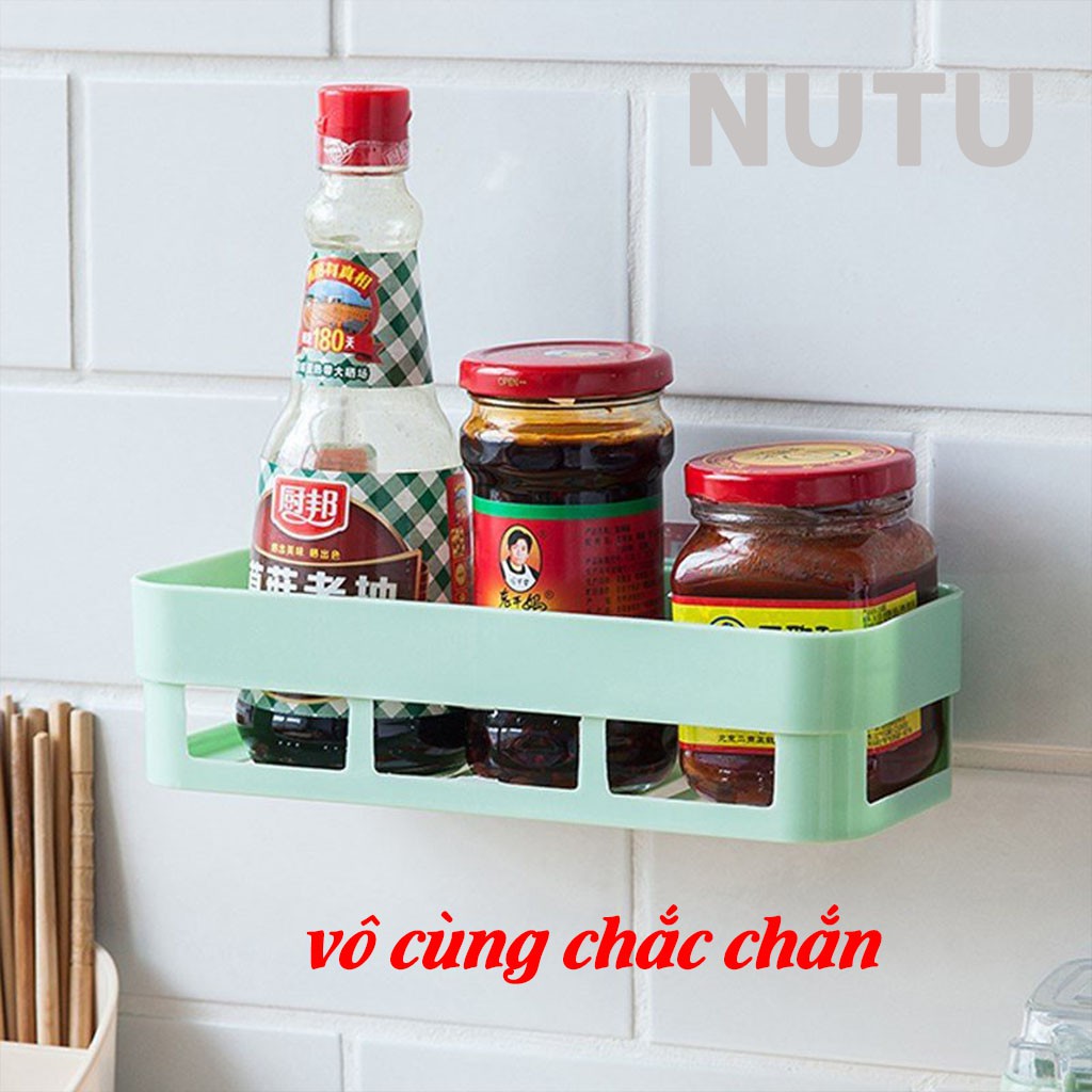 Kệ Nhà Tắm Dán Tường Không Cần Khoan Đục, Kệ Để Đồ Đa Năng