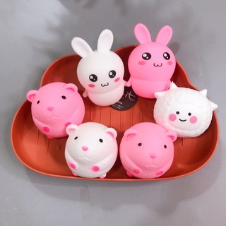 Squishy Mini Mochi thú silicon dẻo bóp tay, đồ chơi giảm stress
