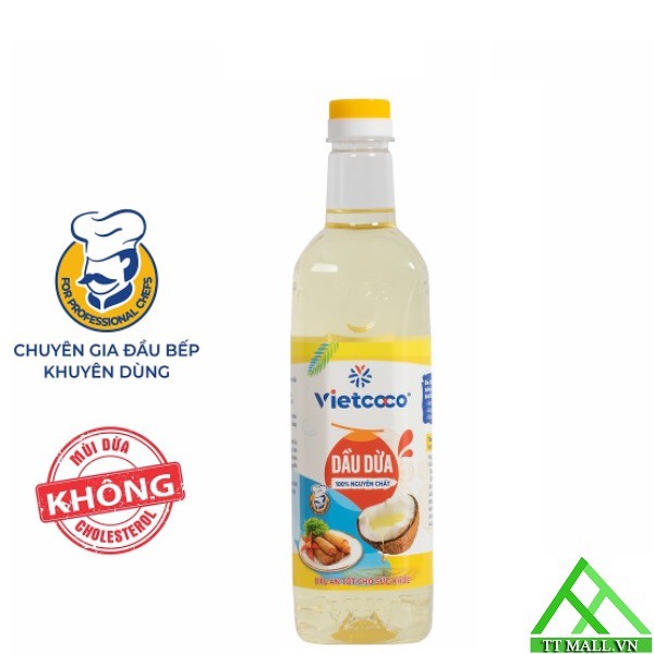 Dầu Dừa Tinh Luyện Vietcoco 1000ml - Dùng Nấu Ăn