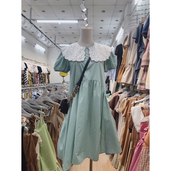 Váy suông tay bồng MIJOO