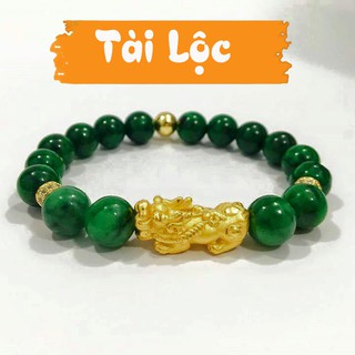 Vòng Tay Phong Thủy Tỳ Hưu Đá Ngọc Sơn Thủy