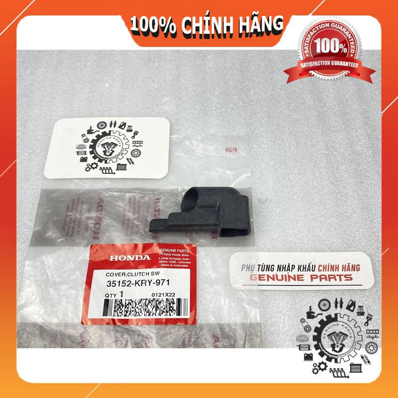 Cao su che giắc điện cùm côn SONIC 150, CB-CBR nhập Honda Indo 35152KRY971